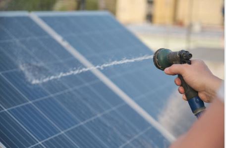 solar panel cleaning